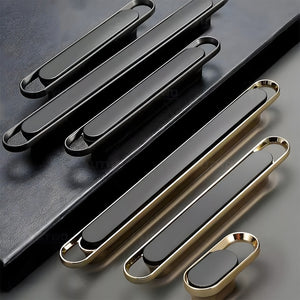 Two-color Zinc Alloy Modern Cabinet Handles