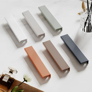 Modern Minimalist Morandi Edge Cabinet Pulls