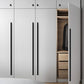 Matte Black Aluminum Alloy Kitchen Hardware Drawer Handles