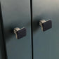 Two-Tone Slim Bar Cabinet Handles and Knobs for Wardrobes