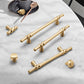 Fluted Gold Cabinet Handles and Knobs