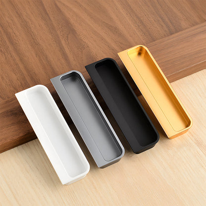 Rectangular Recessed Pulls for Sliding Closet Doors