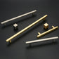 Brushed Square Cabinet Handles and Knobs, Zinc Alloy