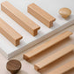 Natural Wood Cabinet Handles with Lucky 7 Profile