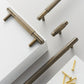 Striped T-Bar Cabinet Handles and Drawer Pulls