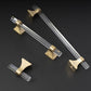 Transparent Acrylic Bar Pulls and Cabinet Knobs