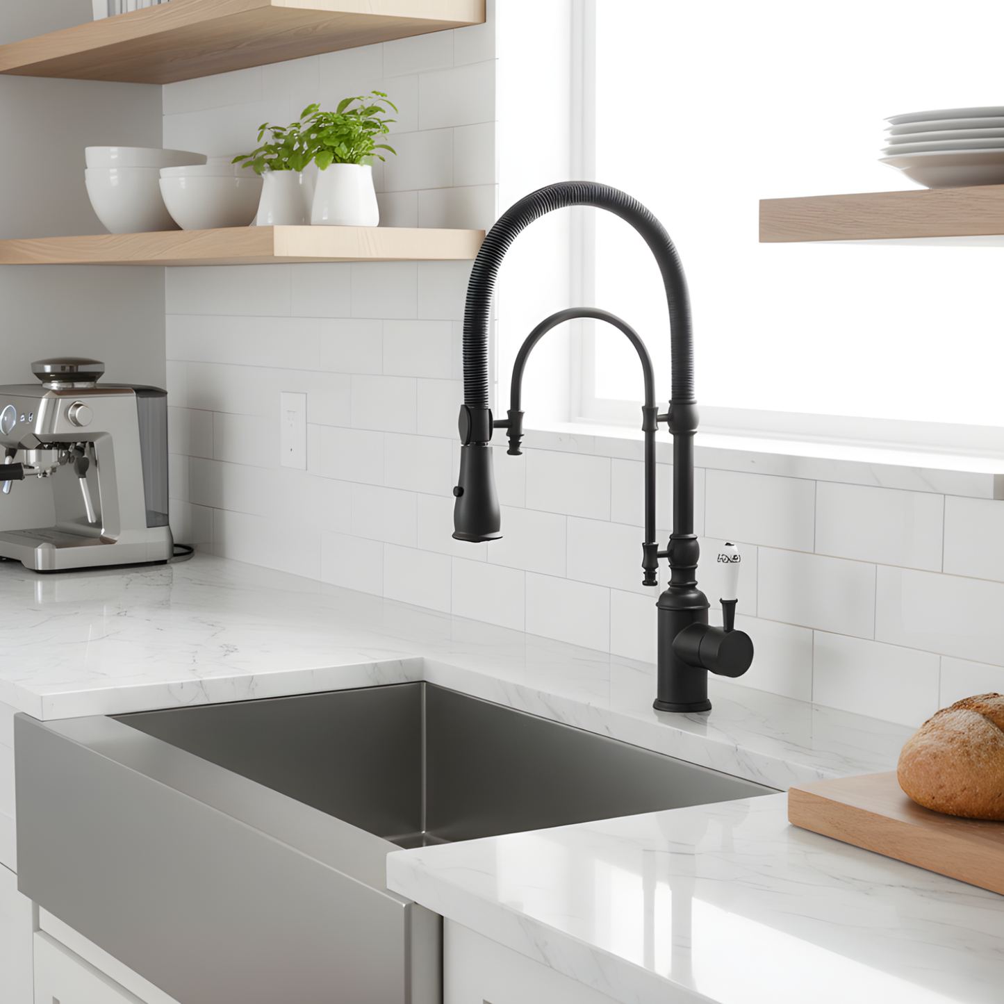 Noro 360° Pull-Down Faucet with Multi-Function Spring Spout Mixer