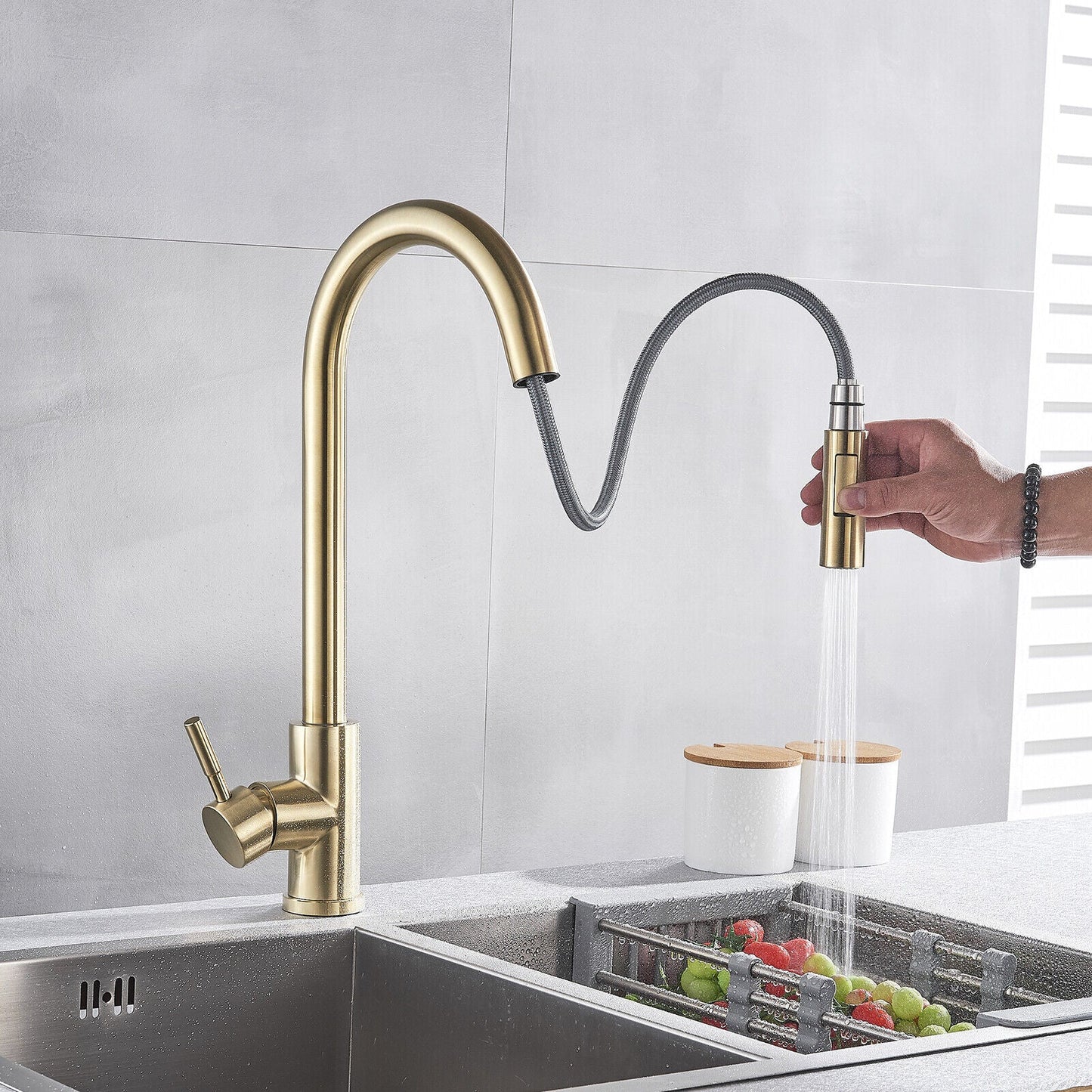 Senso Touch-Activated Pull-Down Kitchen Faucet