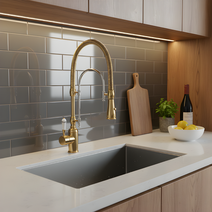 Noro 360° Pull-Down Faucet with Multi-Function Spring Spout Mixer