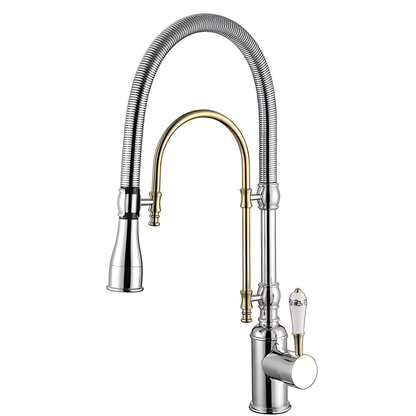 Noro 360° Pull-Down Faucet with Multi-Function Spring Spout Mixer