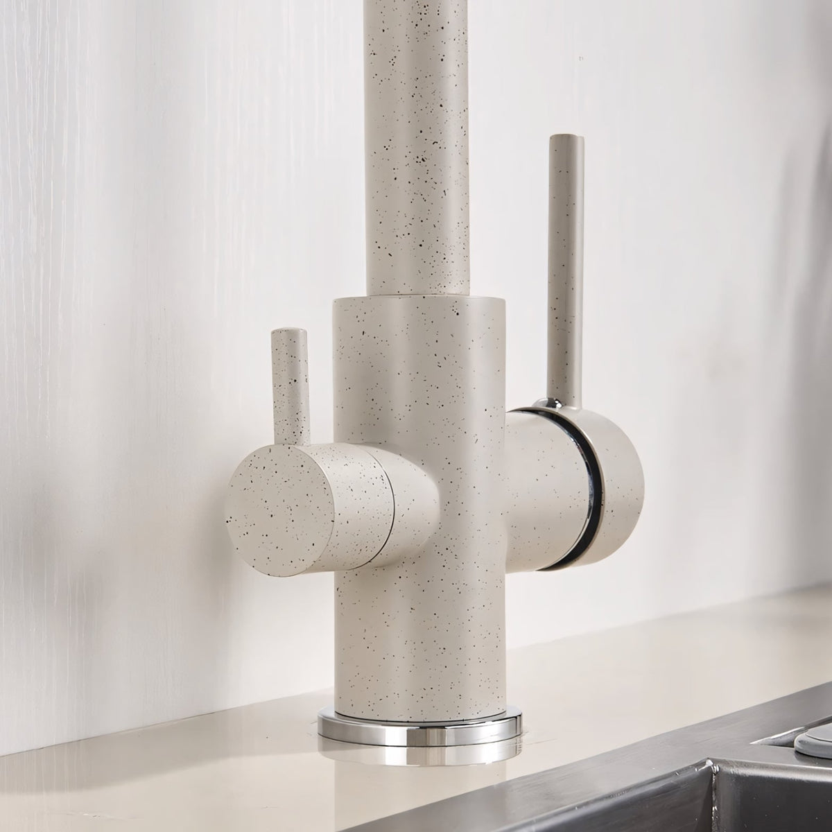 Selma Three-Way Kitchen Faucet with Filter Tap Reverse Osmosis Filters Compatible