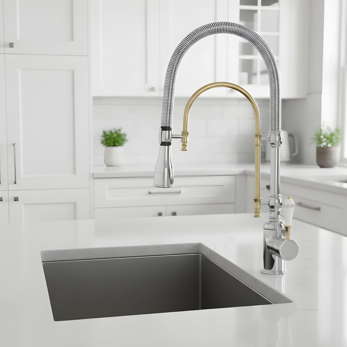 Noro 360° Pull-Down Faucet with Multi-Function Spring Spout Mixer