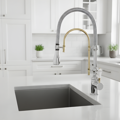 Noro 360° Pull-Down Faucet with Multi-Function Spring Spout Mixer