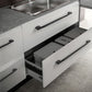 Square Cabinet Pulls and Knobs in Zinc Alloy