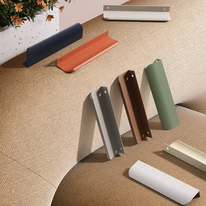 Invisible Round Arc Aluminum Alloy Cabinet Edge Pulls