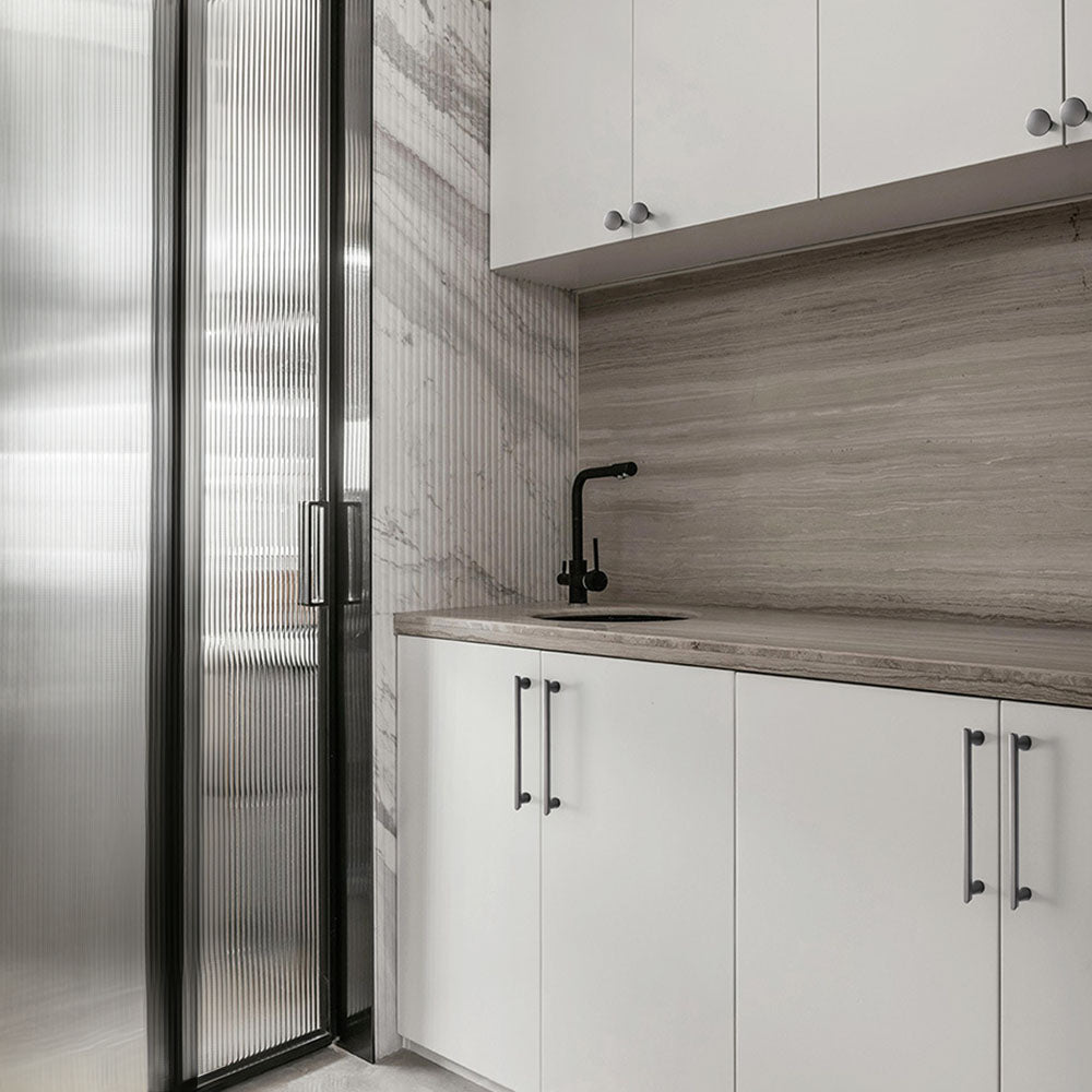 Slim Round Bar Cabinet Pulls and Knobs for Vanities