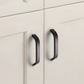 Curved Aluminum Alloy Cabinet Pulls and Drawer Handles