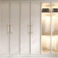 Transparent Acrylic Round Bar Cabinet Pulls for Wardrobes