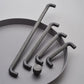 Knurled Zinc Alloy Cabinet Pulls and Knobs