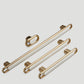 Gold Cabinet Pulls and Knobs with Color Insert