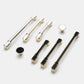 Two-Tone Gold Cabinet Pulls and Knobs