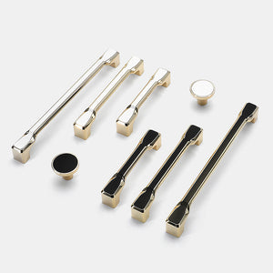 Two-Tone Gold Cabinet Pulls and Knobs