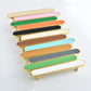 3-3/4 Inch Colorful Leather-Inlay Cabinet Handles and Drawer Pulls