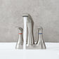 3 Holes Double Handle Stainless Steel Hot And Cold Bathroom Faucets