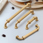 Gold French Stripe Cabinet Pulls and Drawer Handles