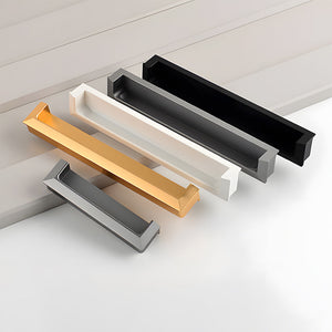 Recessed Flush Finger Pulls for Cabinets