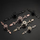Floral Backplate Cabinet Pulls and Drawer Handles