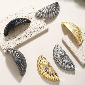 3 Inch Zinc Alloy Antique Shell Cabinet Cup Pulls
