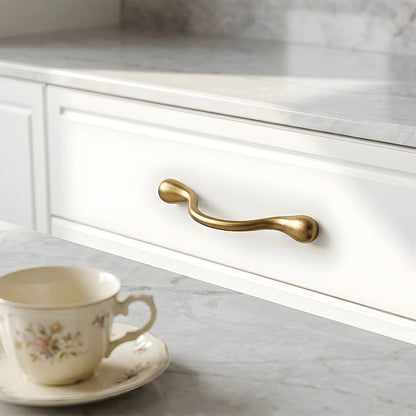 Wavy Organic Cabinet Pulls and Decorative Knobs