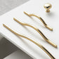 Zinc Alloy Curved Wave Cabinet Handles, Pulls, and Knobs