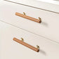 Leather Drawer Pulls Handles Wardrobe Dresser Knobs
