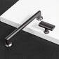 Grooved Black Gray Cabinet Handles and Knobs