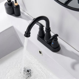 3 Holes Stainless Steel Hot And Cold Bathroom Faucets