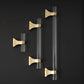 Transparent Acrylic Bar Pulls and Cabinet Knobs