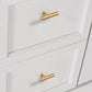 Gold Brass Round Bar Cabinet Handles and T-Bar Knobs