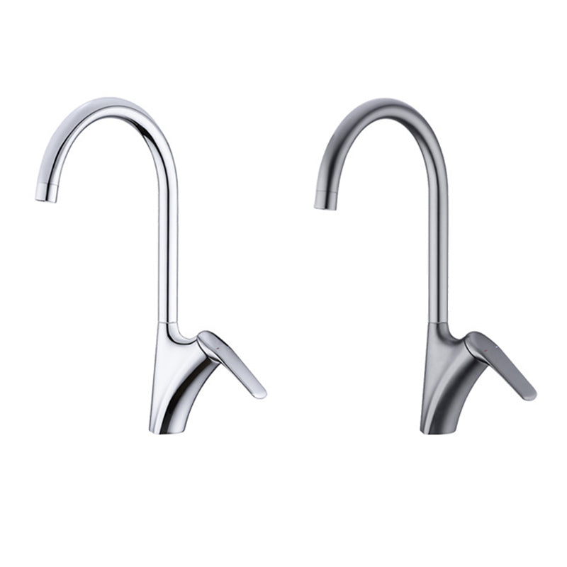 Brushed 360° Swivel Hot and Cold Kitchen Faucet