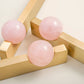 Natural Crystal Sphere Brass Cabinet Handles and Knobs