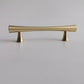 Gold Curved Cabinet Handles, Zinc Alloy T-Bar Pulls