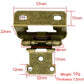 Straight Arm Self-Closing Spring Cabinet Door Hinge