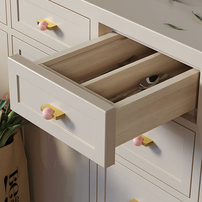 Natural Crystal Sphere Brass Cabinet Handles and Knobs