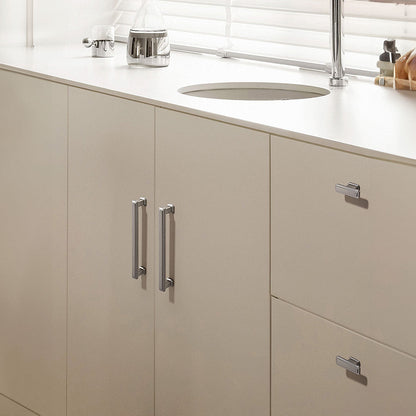 Stepped Rectangular Cabinet Pulls and T-Knobs