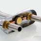 3-hole 2-handle Hot And Cold Bathroom Basin Faucet
