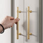 Solid Brass T-Bar Drawer Cabinet Pulls