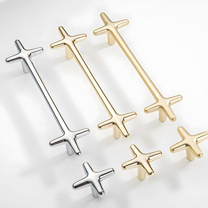 Modern Star Cross Cabinet Pulls and Knobs