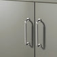 Threaded Ribbed Cabinet Handles and Pulls for Wardrobes