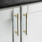 Two-Tone Cabinet Pulls and Drawer Handles for Wardrobes